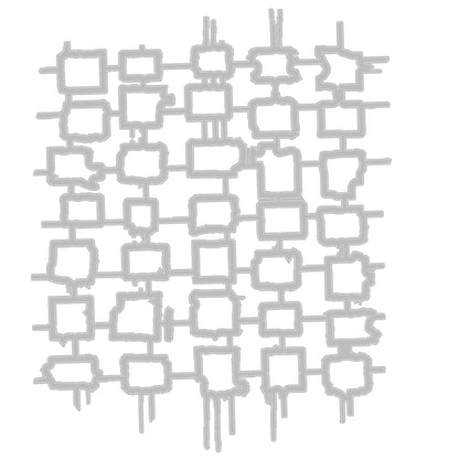 Sizzix Thinlits Die 1PK - Waffles by Seth Apter