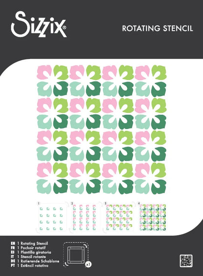 Sizzix Rotating Stencils 1PK Flower Power