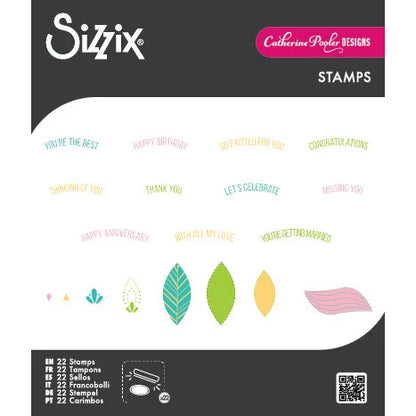 Sizix Clear Stamp Bundle by Catherine Pooler