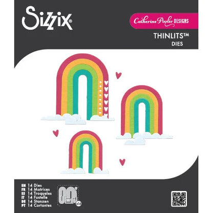 Sizzix Thinlits Die Set 14PK Rainbow Arches by Catherine Pooler