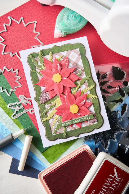 Sizzix Thinlits Die Set 15PK Snap and Swap Merry Christmas by 49 and Market