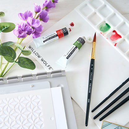 Sizzix • Media Mat With Palette & Brush Hold