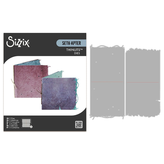 Sizzix Thinlits Die Set 2PK - Mini Page Duo by Seth Apter