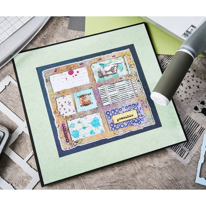 Sizzix Thinlits Die Set 2PK w/6PK Stamps - Viewfinder by Seth Apter