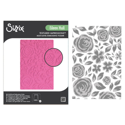 Sizzix Multi-Level Embossing Folder Watercolor Bouquet by Eileen Hull