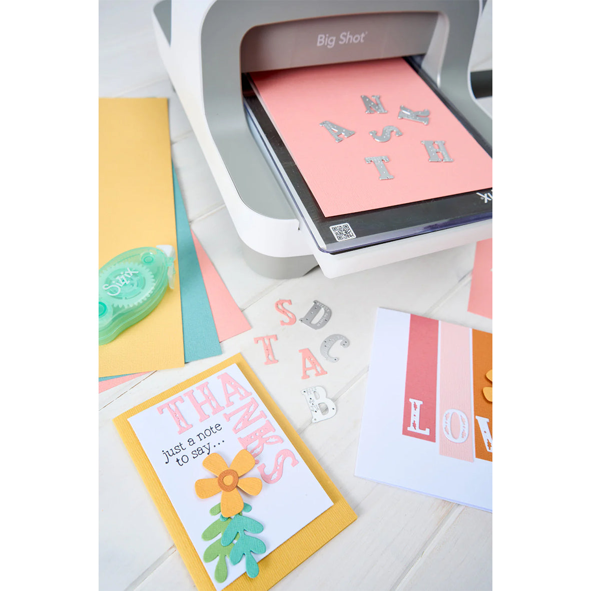 Sizzix Thinlits Die Set Folk Alphabet (26pcs) by Catherine Pooler
