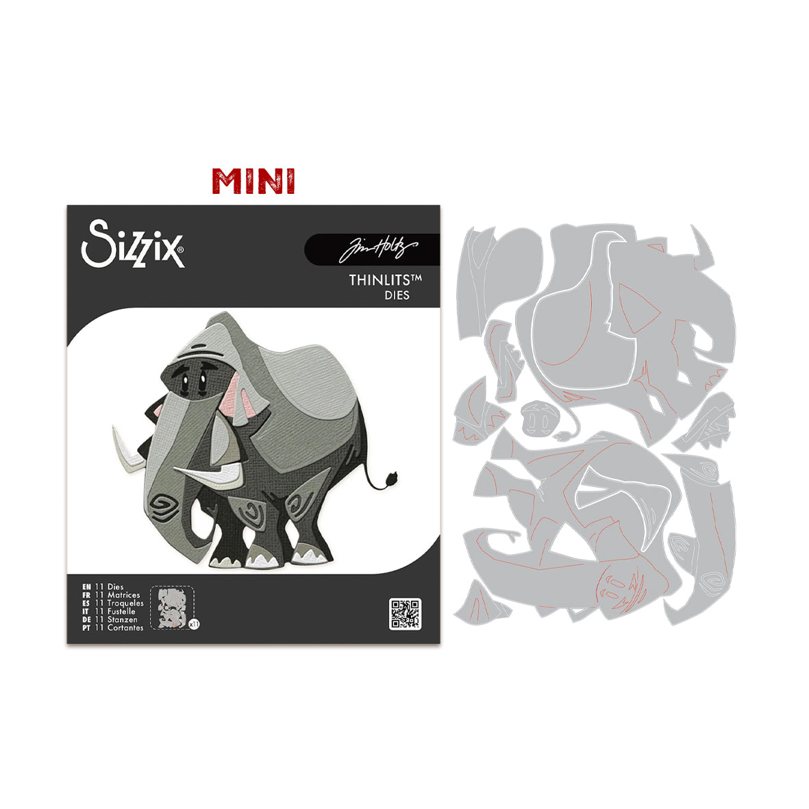 Sizzix Thinlits MINI Colorize Die by Tim Holtz Clarence (11pcs)