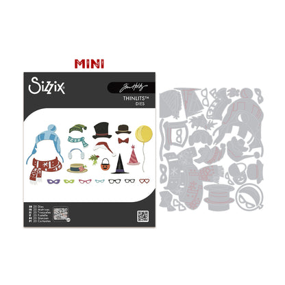 Sizzix Thinlits MINI Colorize Accessories Die by Tim Holtz (24pcs)