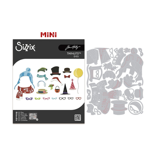 Sizzix Thinlits MINI Colorize Accessories Die by Tim Holtz (24pcs)