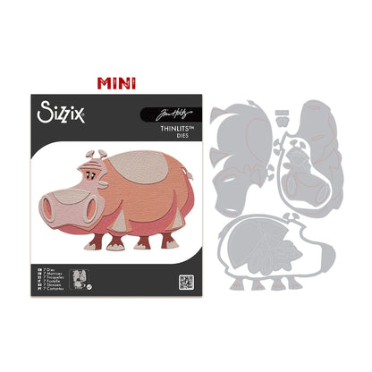 Sizzix Thinlits MINI Colorize Die by Tim Holtz Bernice (8pcs)