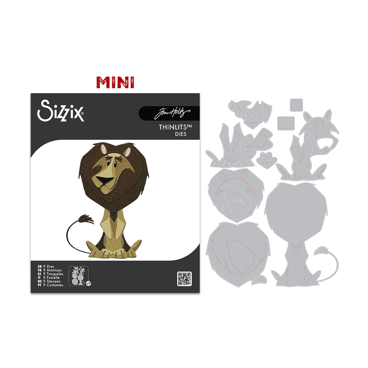Sizzix Thinlits MINI Colorize Die by Tim Holtz Harrison (10pcs)