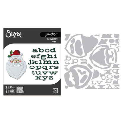 Sizzix Tim Holtz Thinlits Die Set 38PK - Vault Letter To Santa
