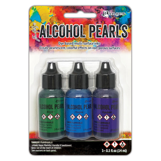 Ranger Tim Holtz Alcohol Ink Pearls Kits 3 Pcs - Kit #6