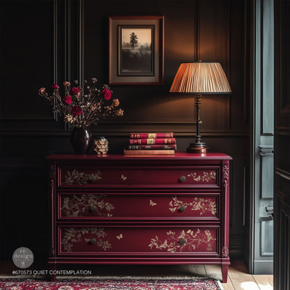 Re-design with Prima Quiet Contemplation 8,5x11 Inch Middy Transfers (3pcs)