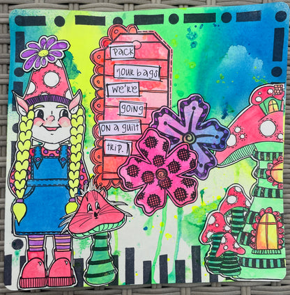 Ranger Dylusions Ink Sprays Blueberry Mimosa