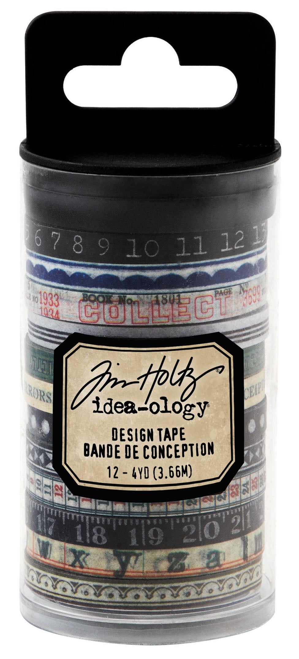 Idea-ology Tim Holtz Design Tape 12 Pcs - Trims