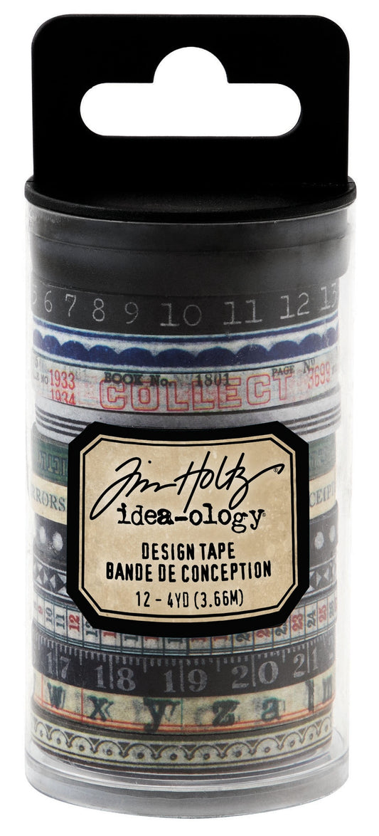 Idea-ology Tim Holtz Design Tape 12 Pcs - Trims
