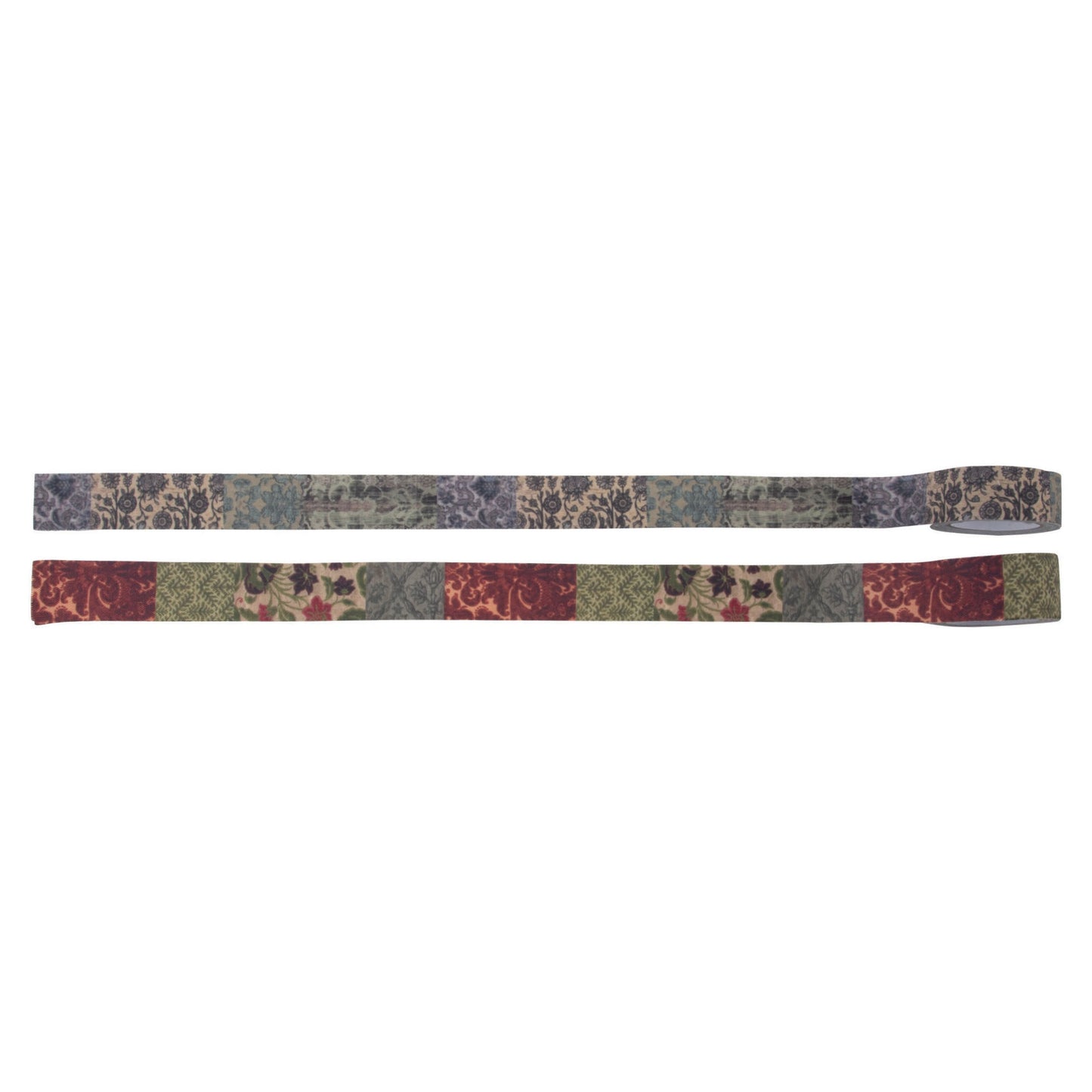 Idea-ology Tim Holtz Linen Tape 1"X3yd 2 Pcs - Patchwork