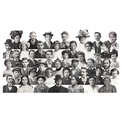 Idea-ology Tim Holtz Paper Dolls Die-Cuts 42 Pcs - Portraits