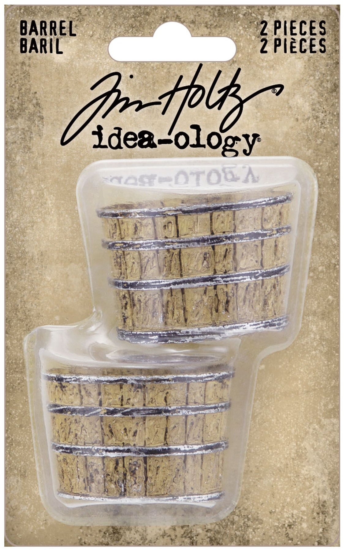 Idea-ology Tim Holtz Mini Barrel - 2 Pcs