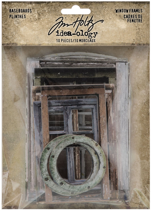Idea-ology Tim Holtz Baseboard Frames 10 Pcs - Window