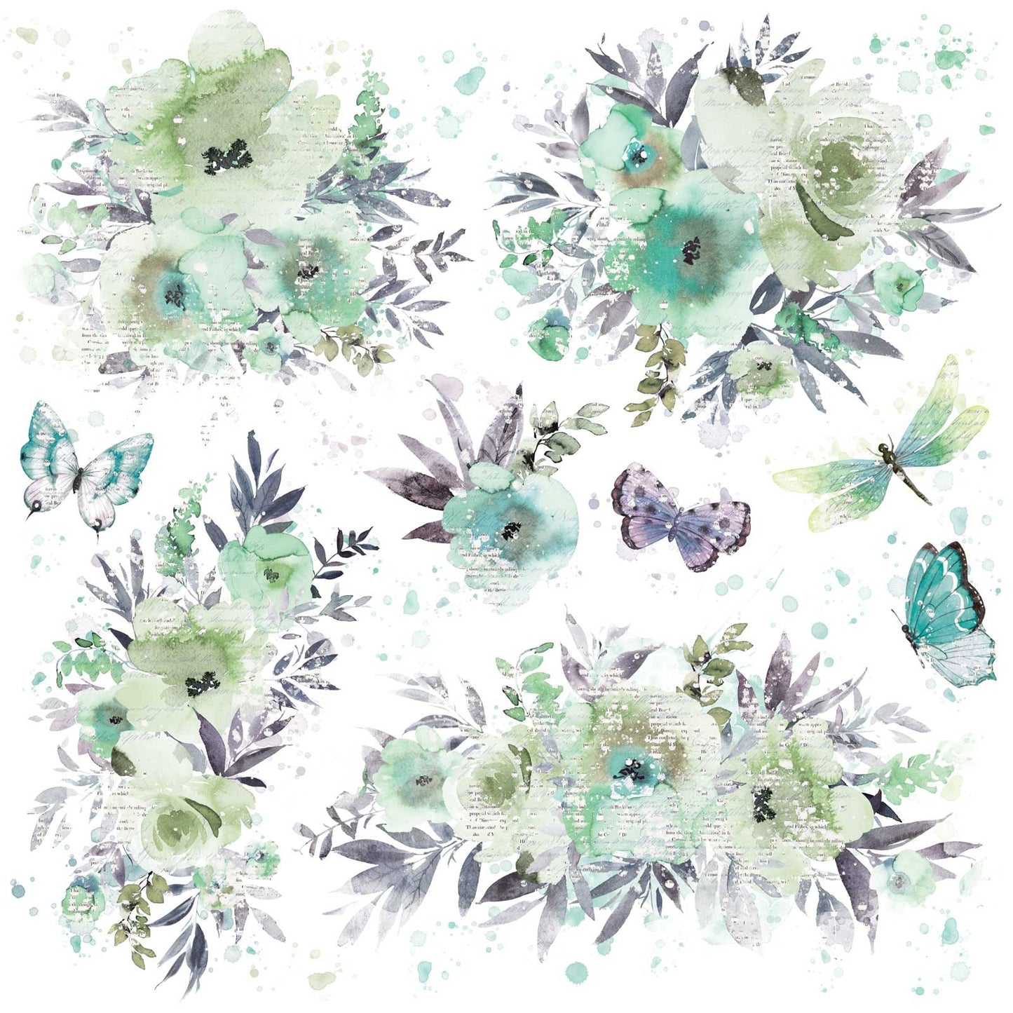 49 And Market ARToptions Viken Rub-Ons 12"X12" - 1 Sheet