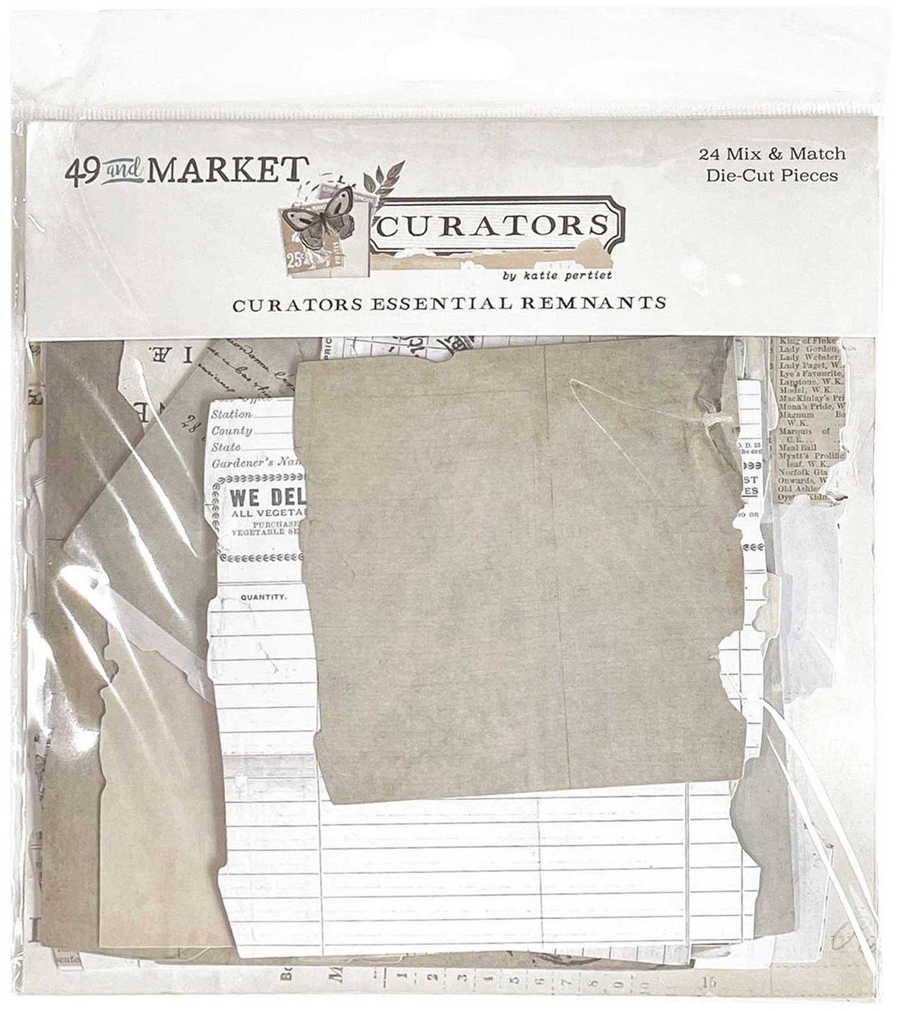 49 And Market Curators Essential Remnants - 24 Pcs