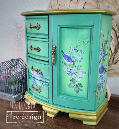 Re-Design with Prima Garden Whispers 6x12 Inch Small Transfers (3pcs)