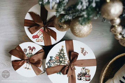 Re-design with Prima Whimsical Holiday Dreams 8,5x11 Inch Middy Transfers (3pcs)