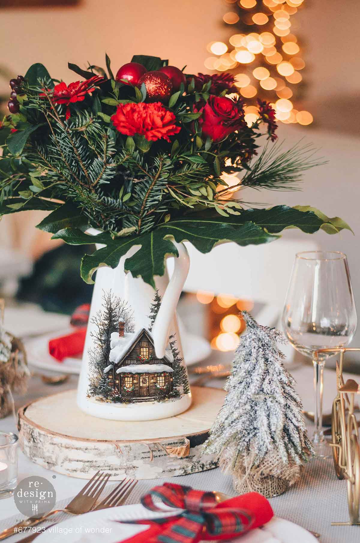 Re-design with Prima Village Of Wonder 8,5x11 Inch Middy Transfers (3pcs)