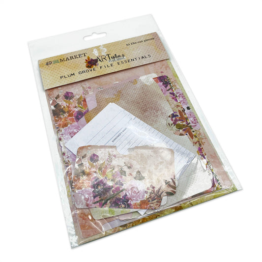 49 And Market ARToptions Plum Grove File Essentials - 10 Pcs