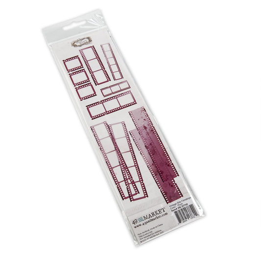 49 And Market Vintage Bits Acetate Filmstrips - Plum