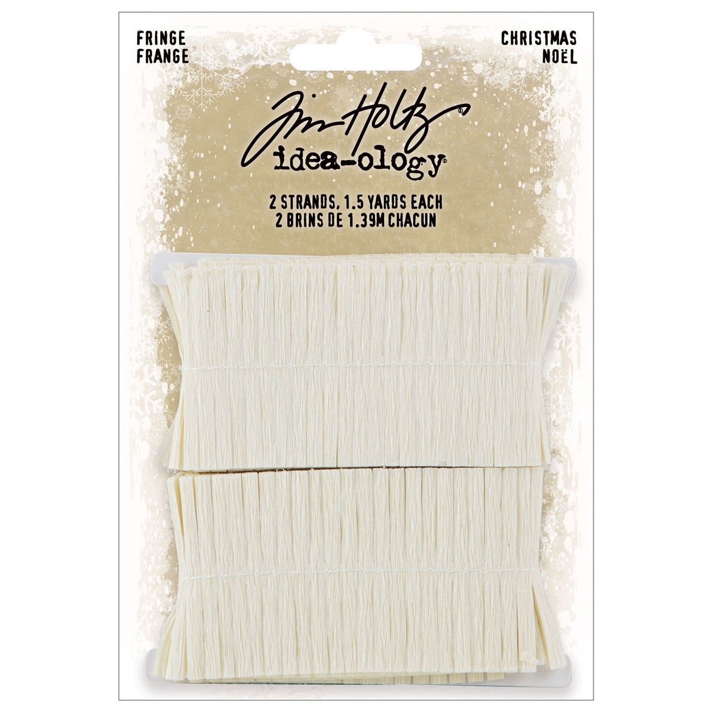 Idea-ology Tim Holtz Fringe 1.5yd 2 Pcs - Christmas
