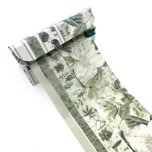 49 And Market Vintage Bits Botanical Fabric Tape Assortment 4 Rolls