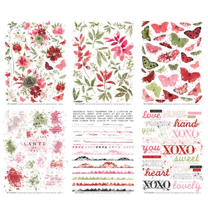 49 And Market ARToptions Rouge Rub-Ons 6"X8" - 6 Sheets