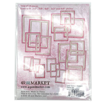 49 And Market Color Swatch: Blossom Frame Set - 18 Pcs