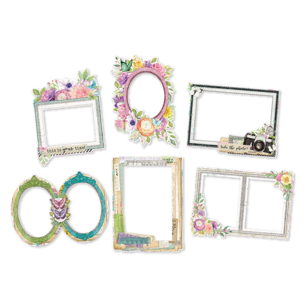 Simple Stories Simple Vintage Life in Bloom Chipboard Frames