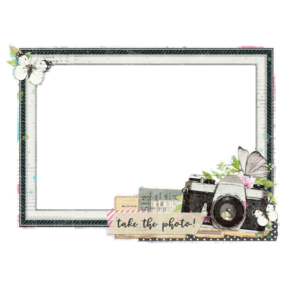 Simple Stories Simple Vintage Life in Bloom Chipboard Frames