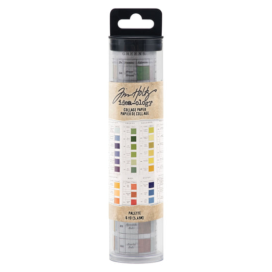 Idea-ology Tim Holtz Collage Paper 6"X6yds-Palette