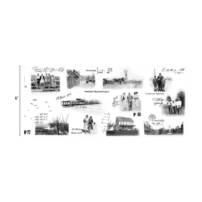 Idea-ology Tim Holtz Collage Paper 6"X6yds - Photographic