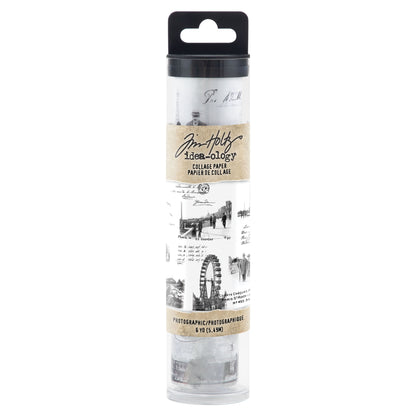 Idea-ology Tim Holtz Collage Paper 6"X6yds - Photographic