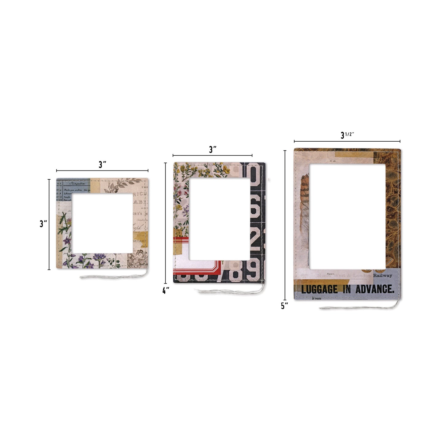 Idea-ology Tim Holtz Layer Frames 12 Pcs - Collage