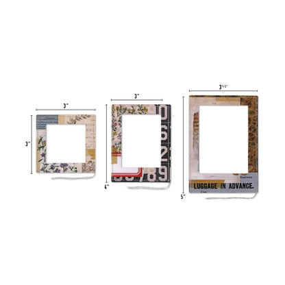 Idea-ology Tim Holtz Layer Frames 12 Pcs - Collage