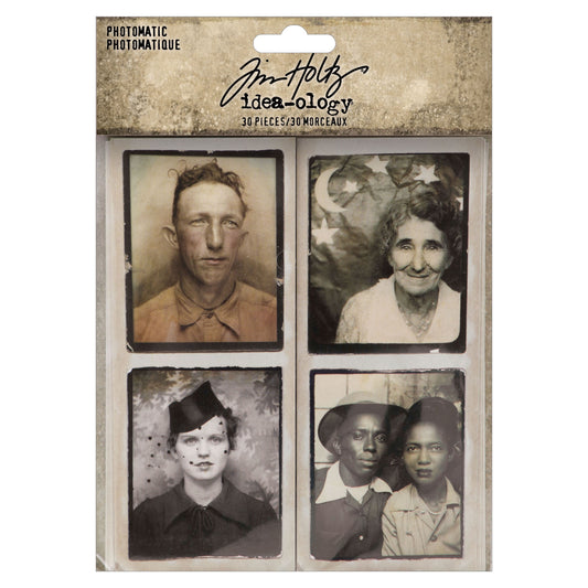 Idea-ology Tim Holtz Photomatic 30 Pcs - 5.32"x2.24"x0.1"