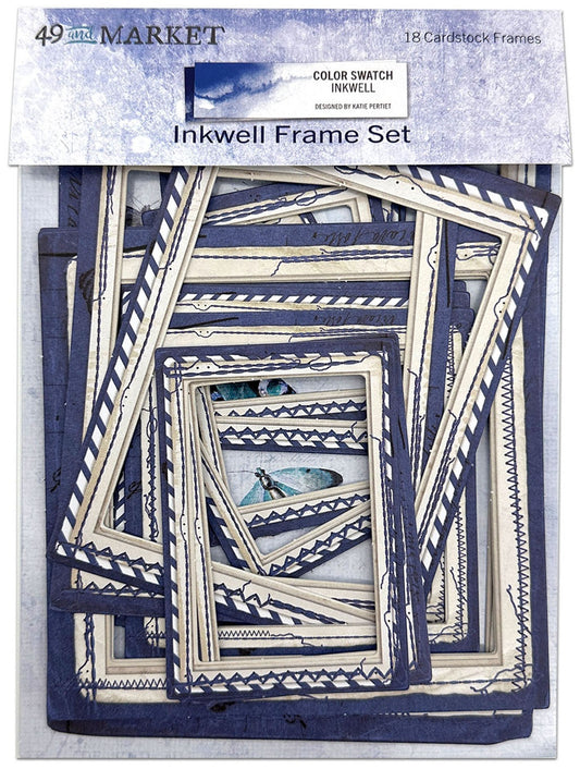49 And Market Color Swatch: Inkwell Frame Set - 18 Pcs