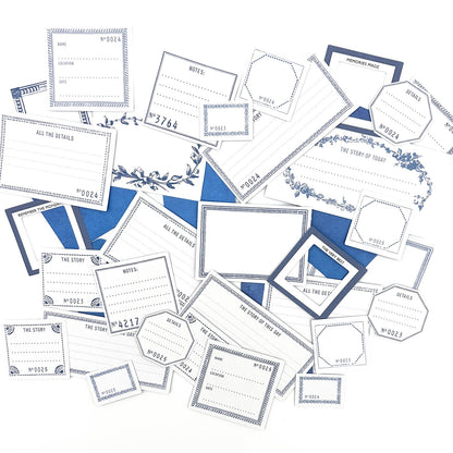 49 And Market Color Swatch: Inkwell Envelope Bits - 37 Pcs