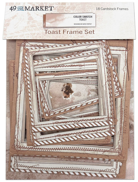 49 And Market Color Swatch: Toast Frame Set - 18 Pcs