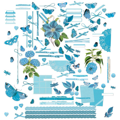 49 And Market Color Swatch: Ocean Laser Cut Outs - Elements