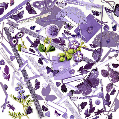 49 And Market Color Swatch: Lavender Laser Cut Outs - Elements