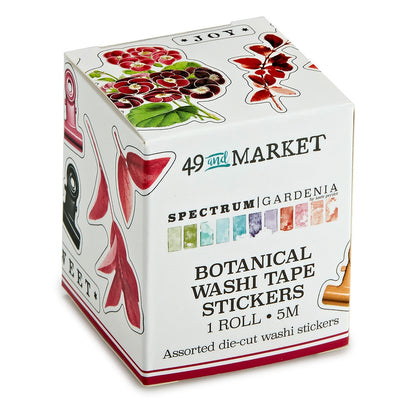 49 And Market Spectrum Gardenia Botanical Washi Sticker Roll